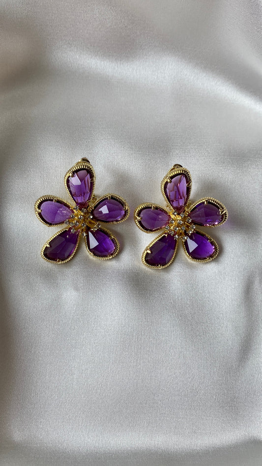 Boucles d’oreilles VIOLETTE