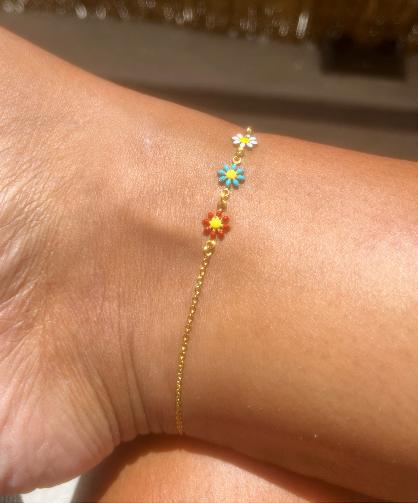 Chaîne de cheville FLOWER