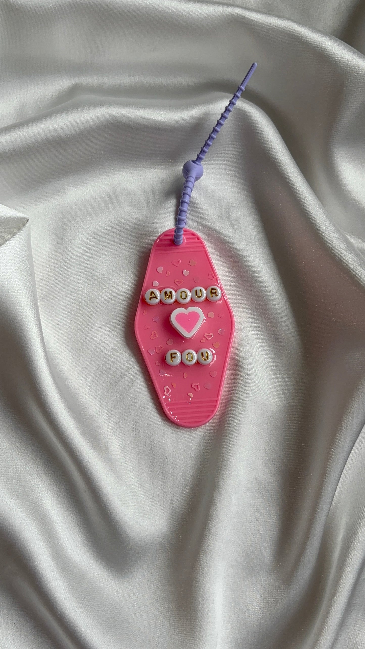 Porte-clé grigri AMOUR FOU