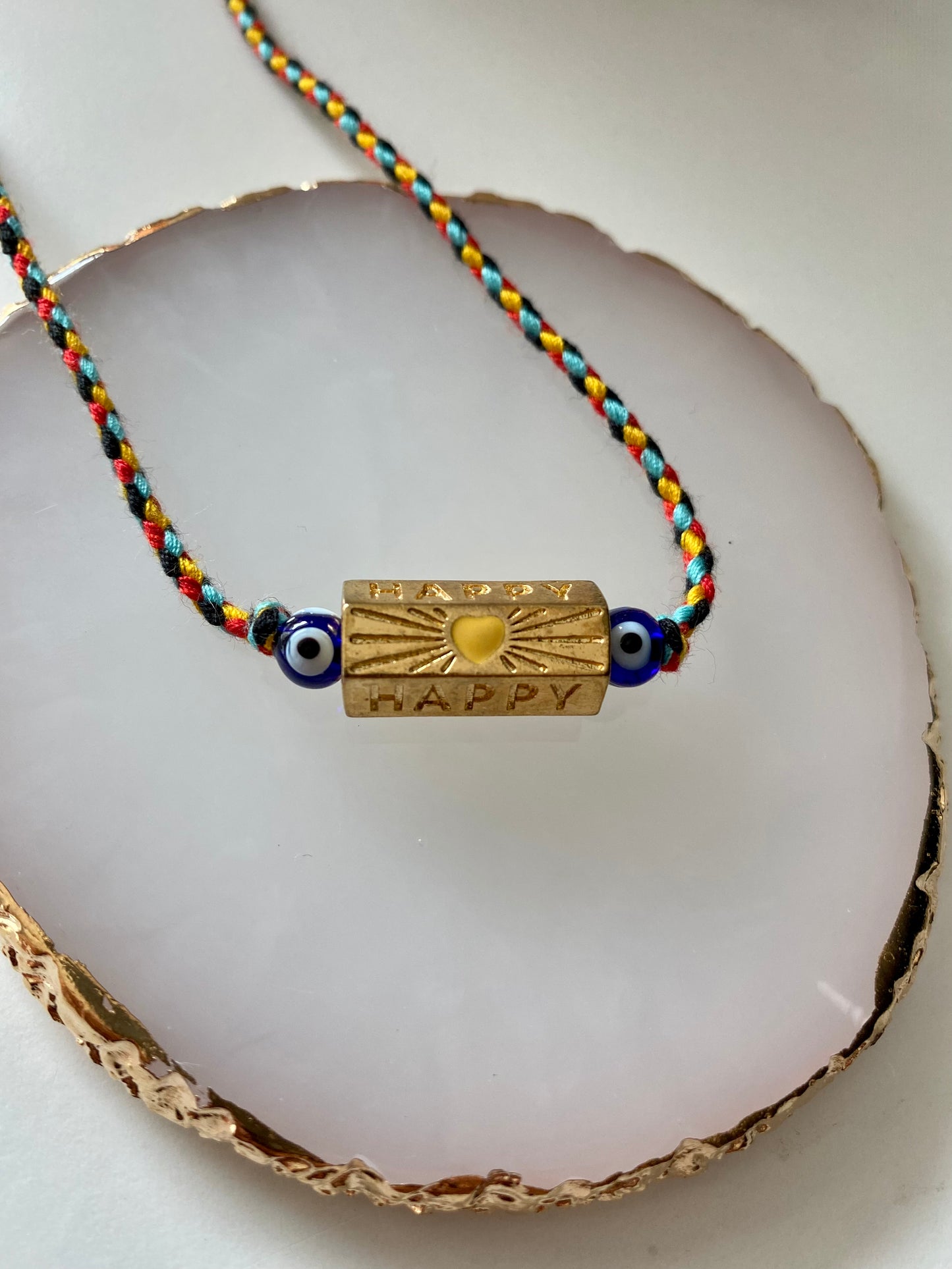 Collier cordon amulette